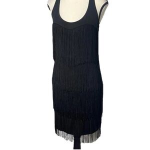 Muse Exclusively for Boston Proper | LBD w/ tiered fringe | Size 4-6/S-M
